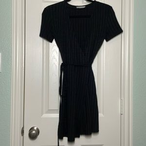 ZARA: Black Wrap Dress